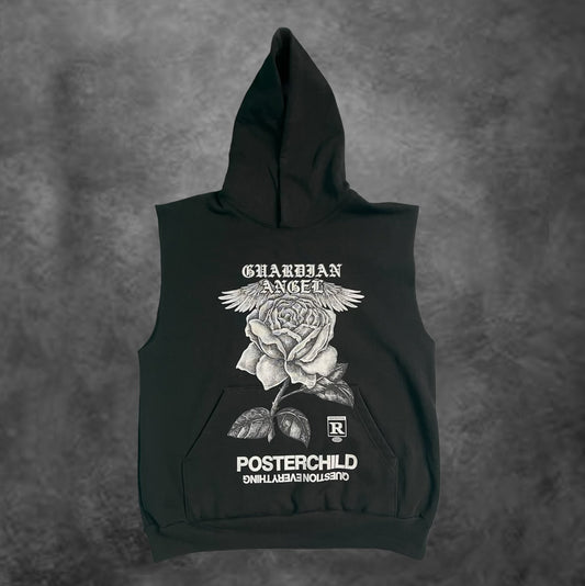 Guardian Angel sleeveless hoodie